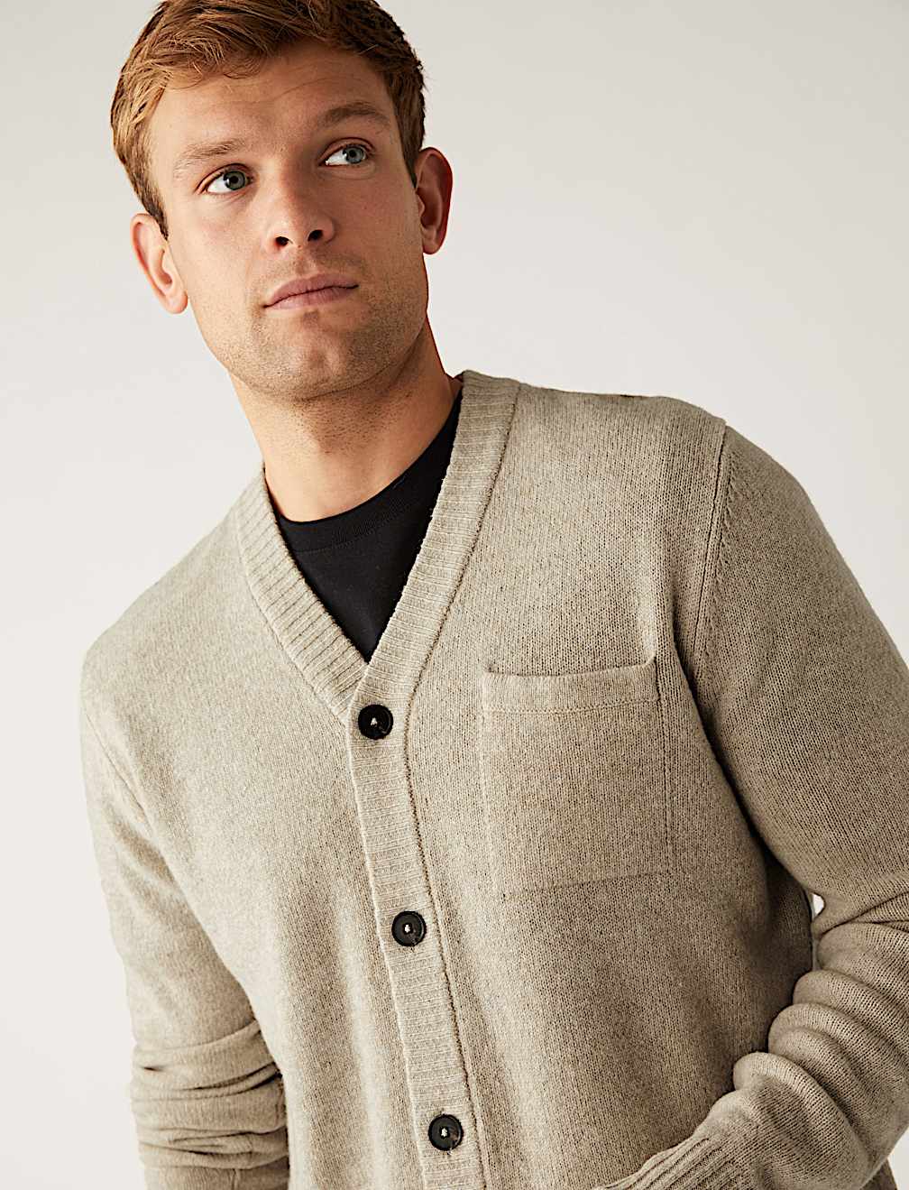 Pure Lambswool Cardigan