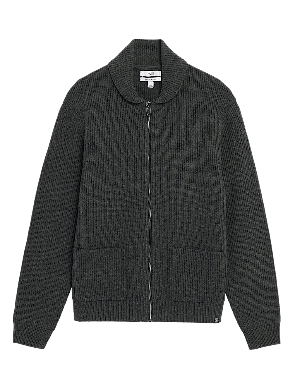 Cotton Blend Knitted Jacket