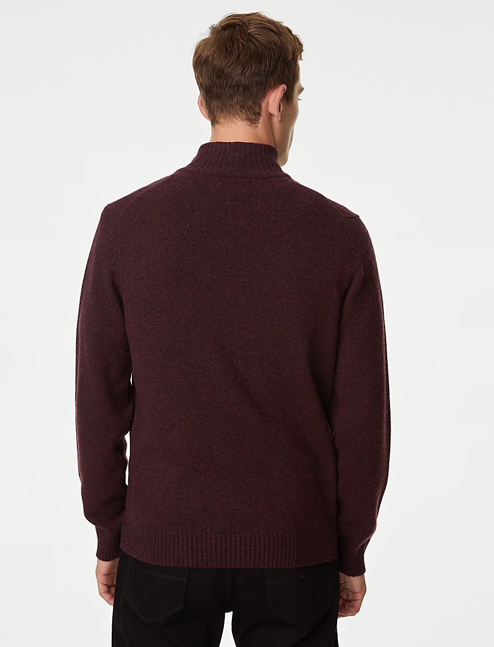 Lambswool Rich Half Zip Jumper