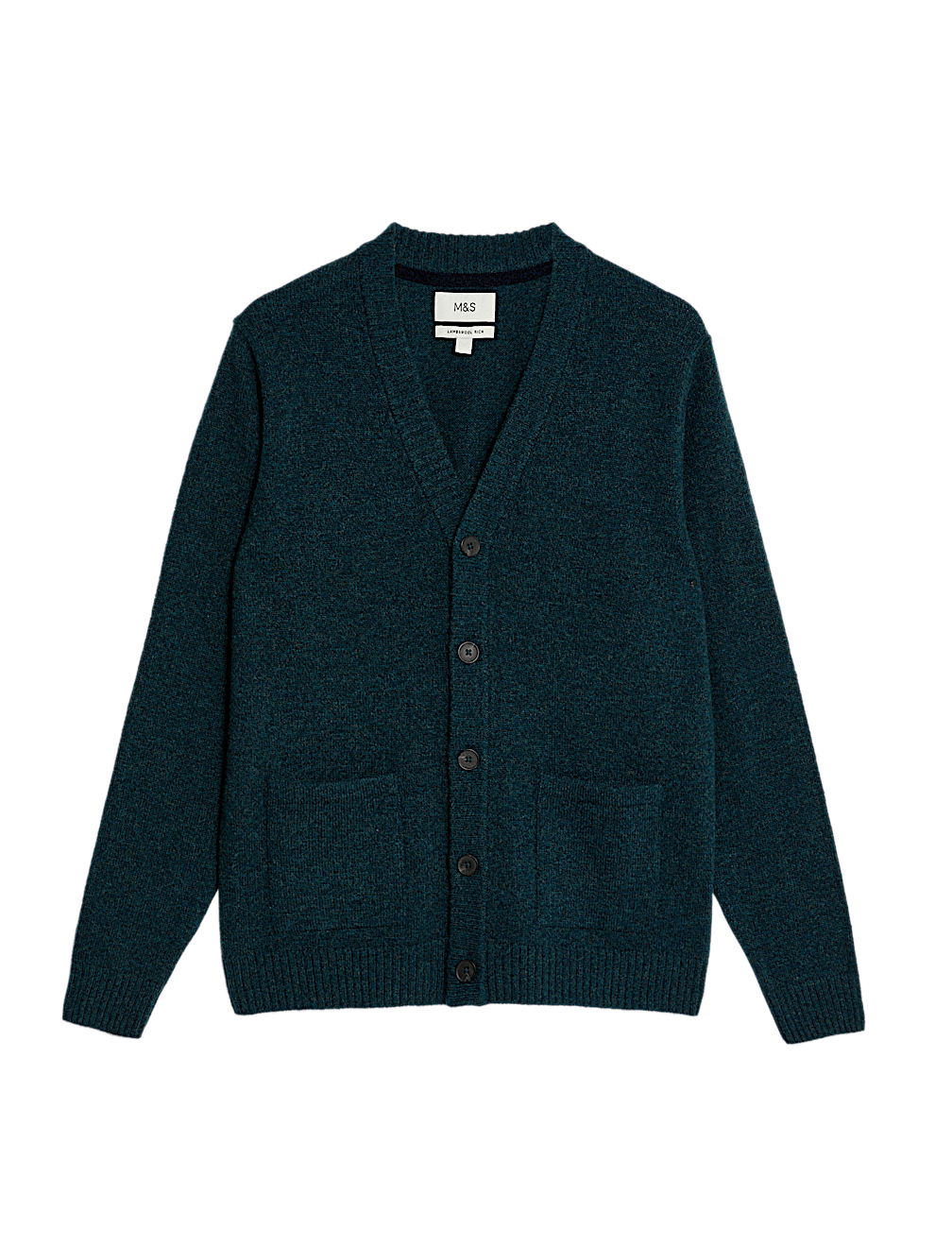 Lambswool Rich V-Neck Cardigan