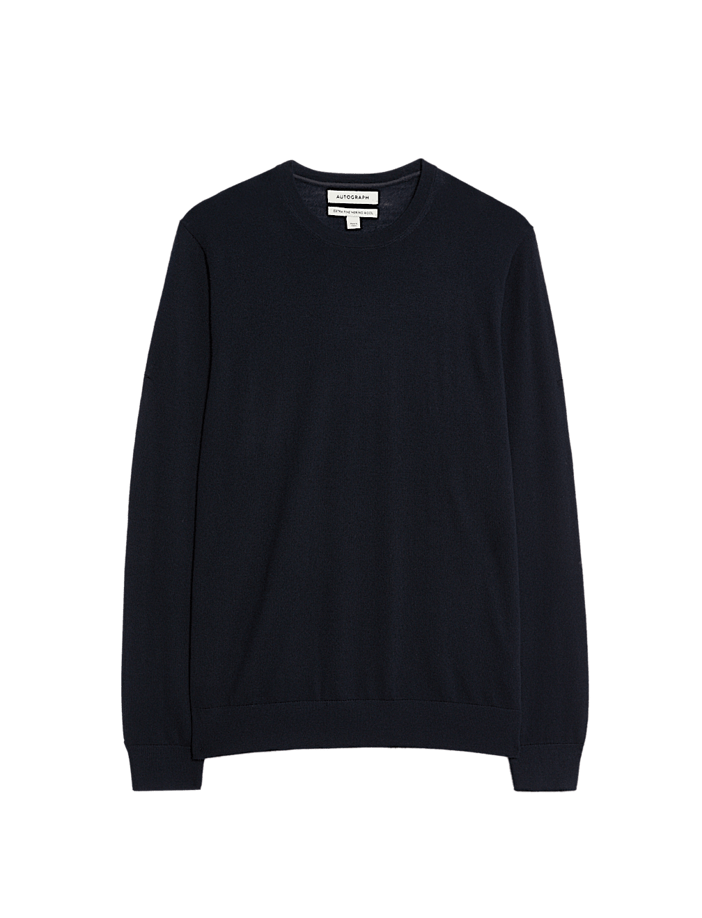 Pure Extra Fine Merino Wool Crew Neck Jumper
