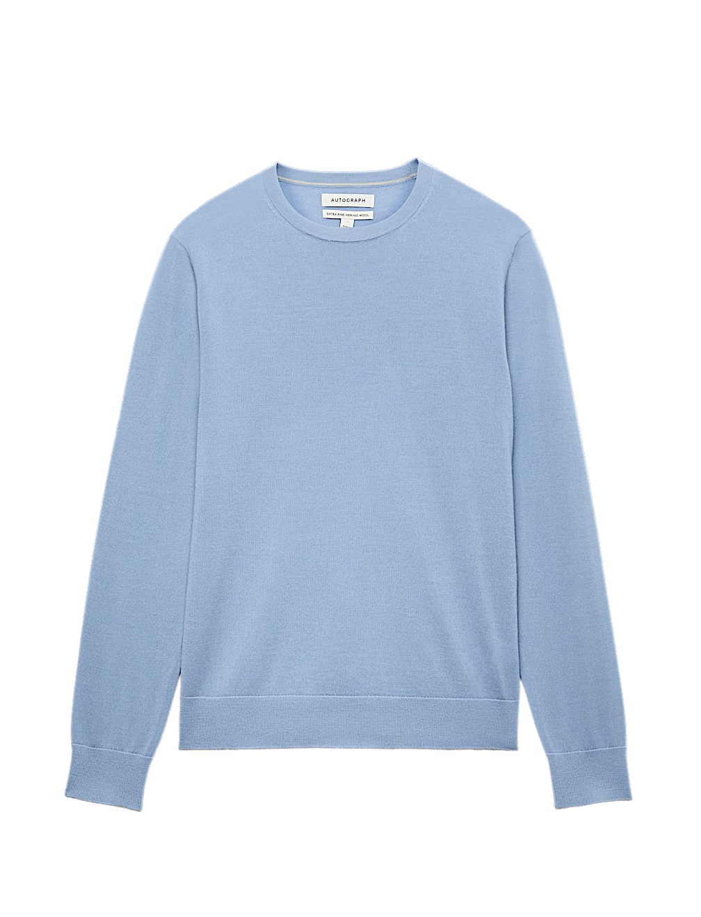 Pure Extra Fine Merino Wool Crew Neck Jumper