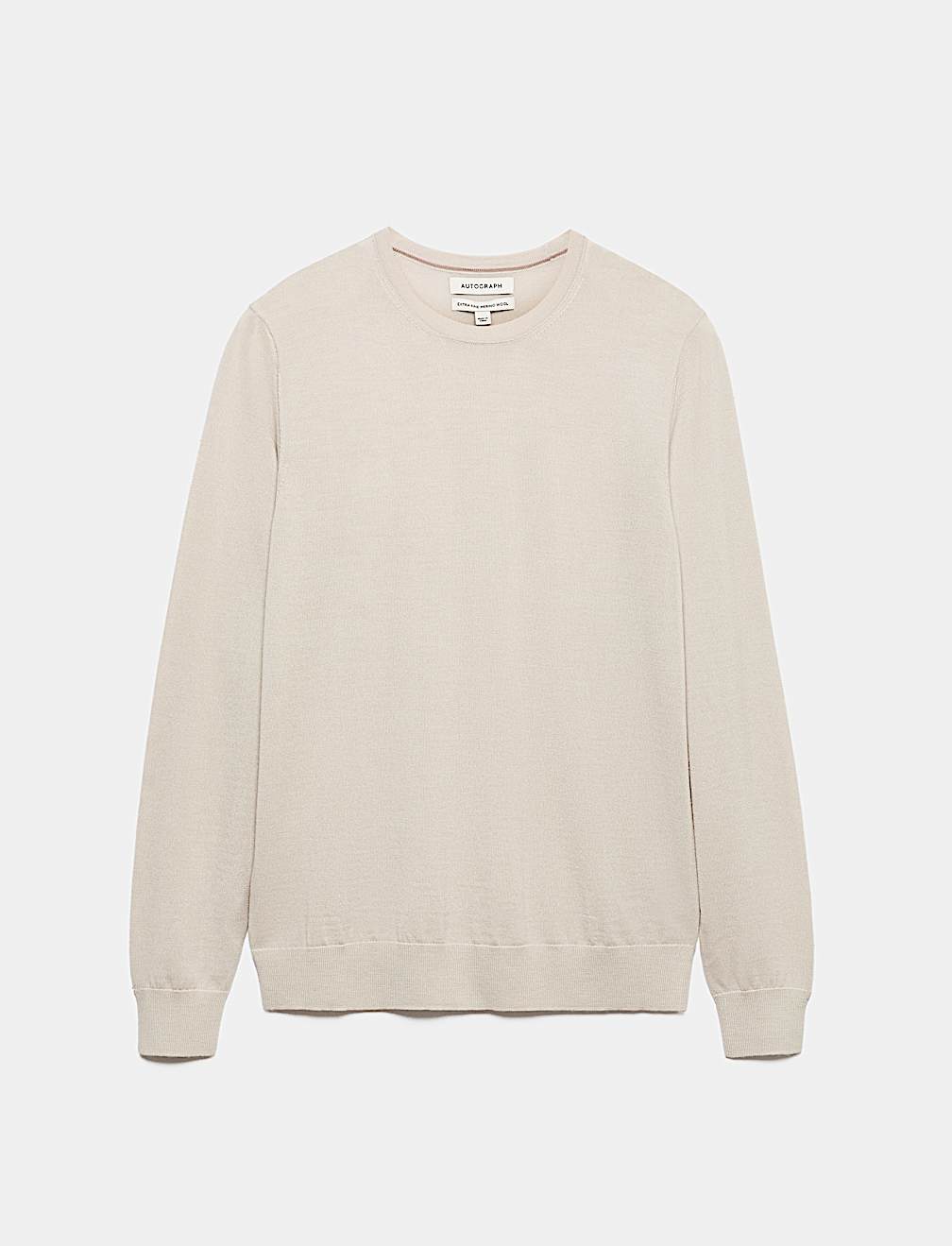 Pure Extra Fine Merino Wool Crew Neck Jumper