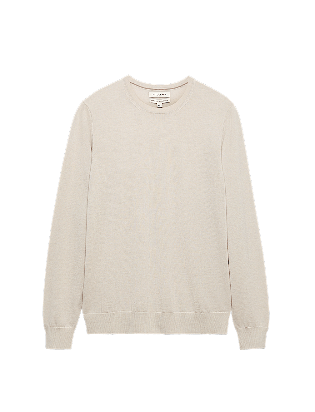 Pure Extra Fine Merino Wool Crew Neck Jumper