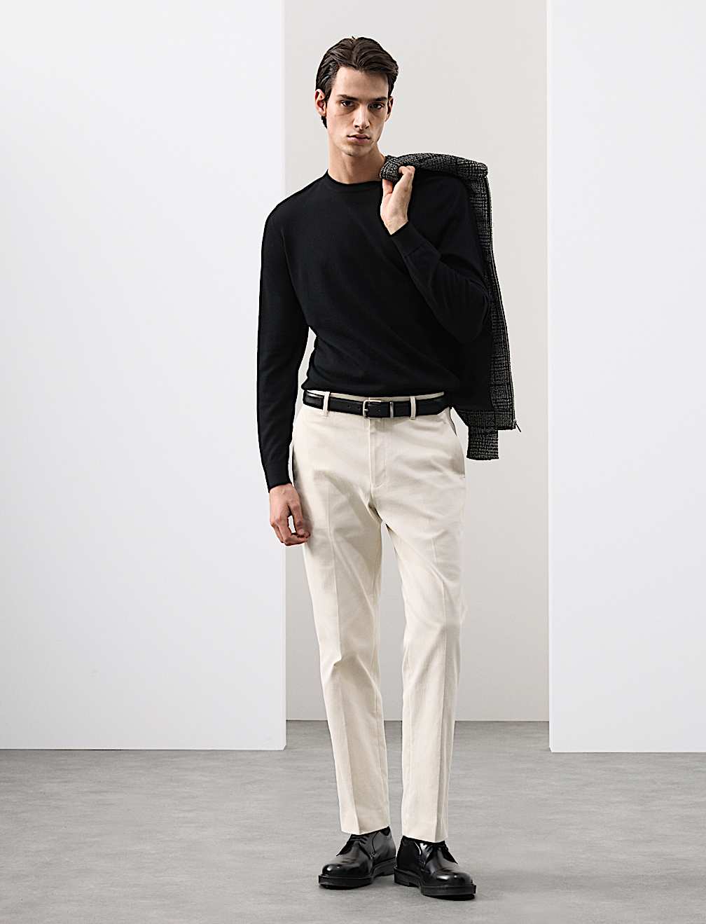 Pure Extra Fine Merino Wool Crew Neck Jumper