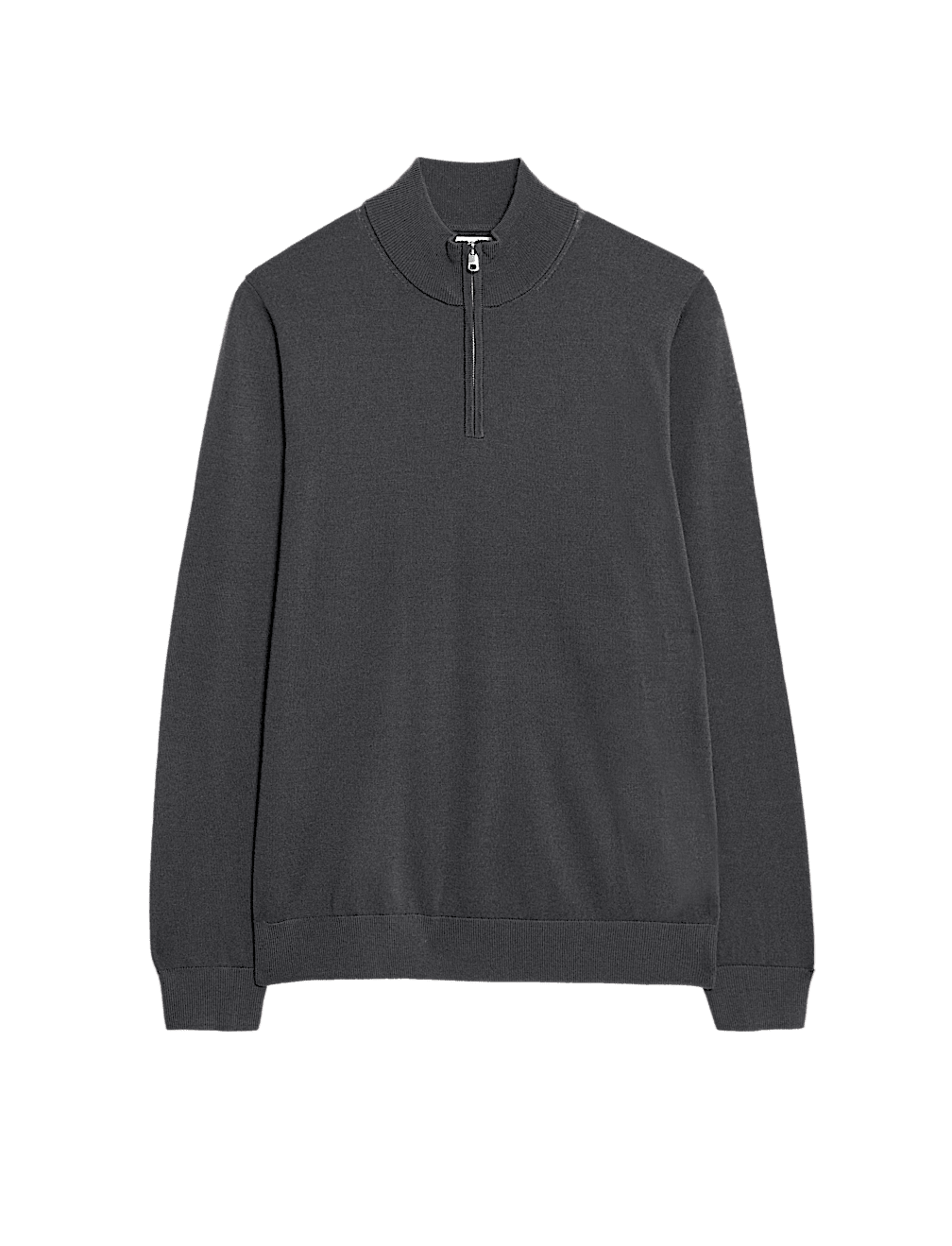 Pure Extra Fine Merino Wool Half Zip Jumper