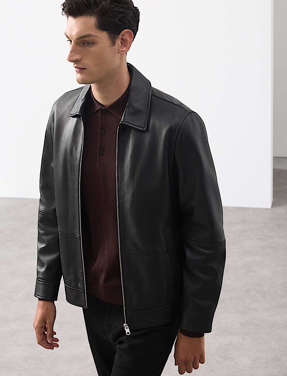 Pure Extra Fine Merino Wool Polo Shirt