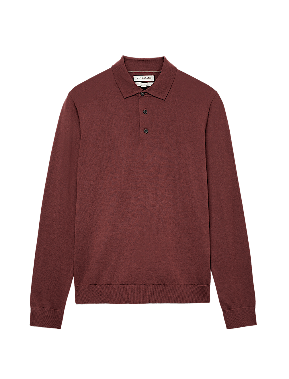 Pure Extra Fine Merino Wool Polo Shirt