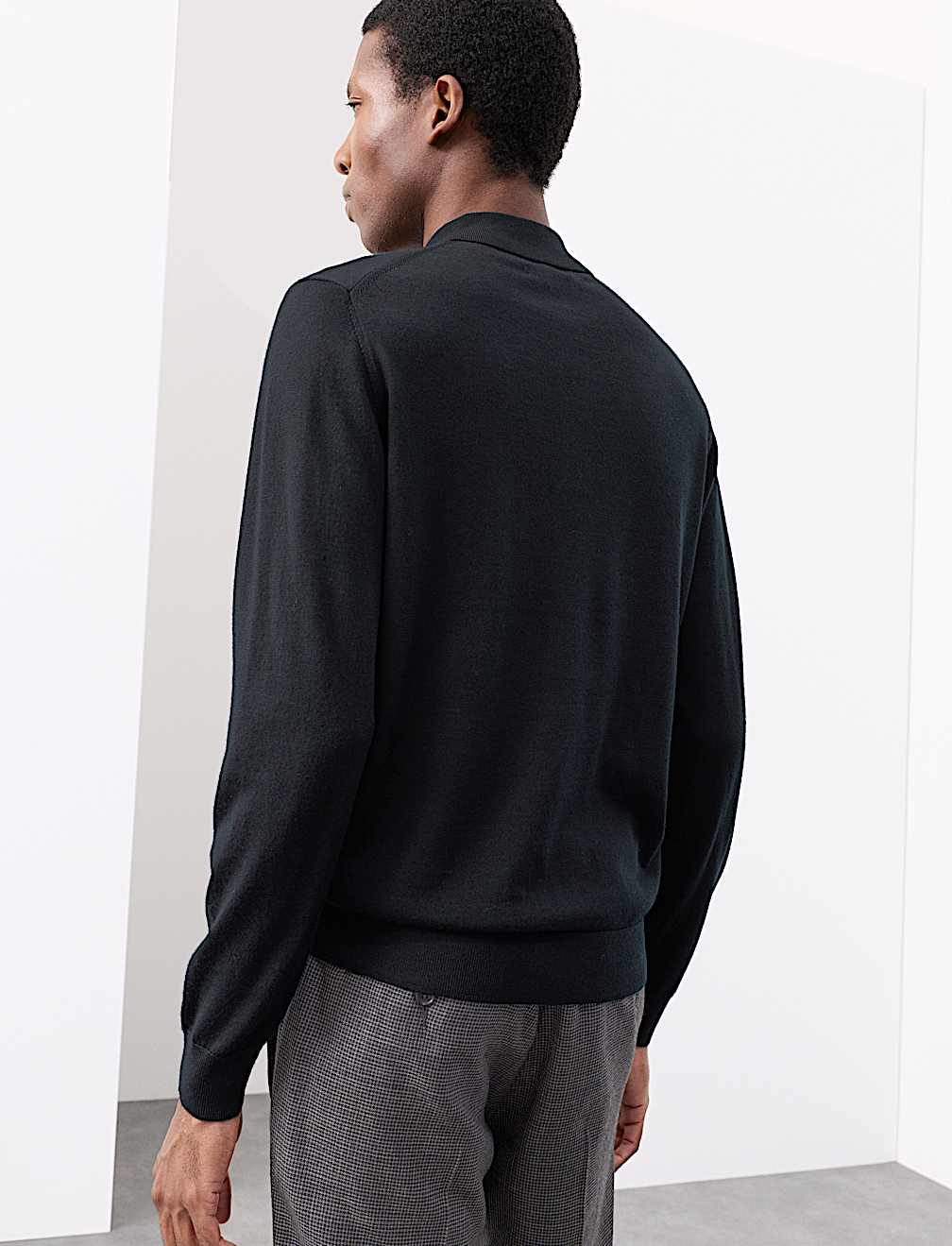 Pure Extra Fine Merino Wool Polo Shirt
