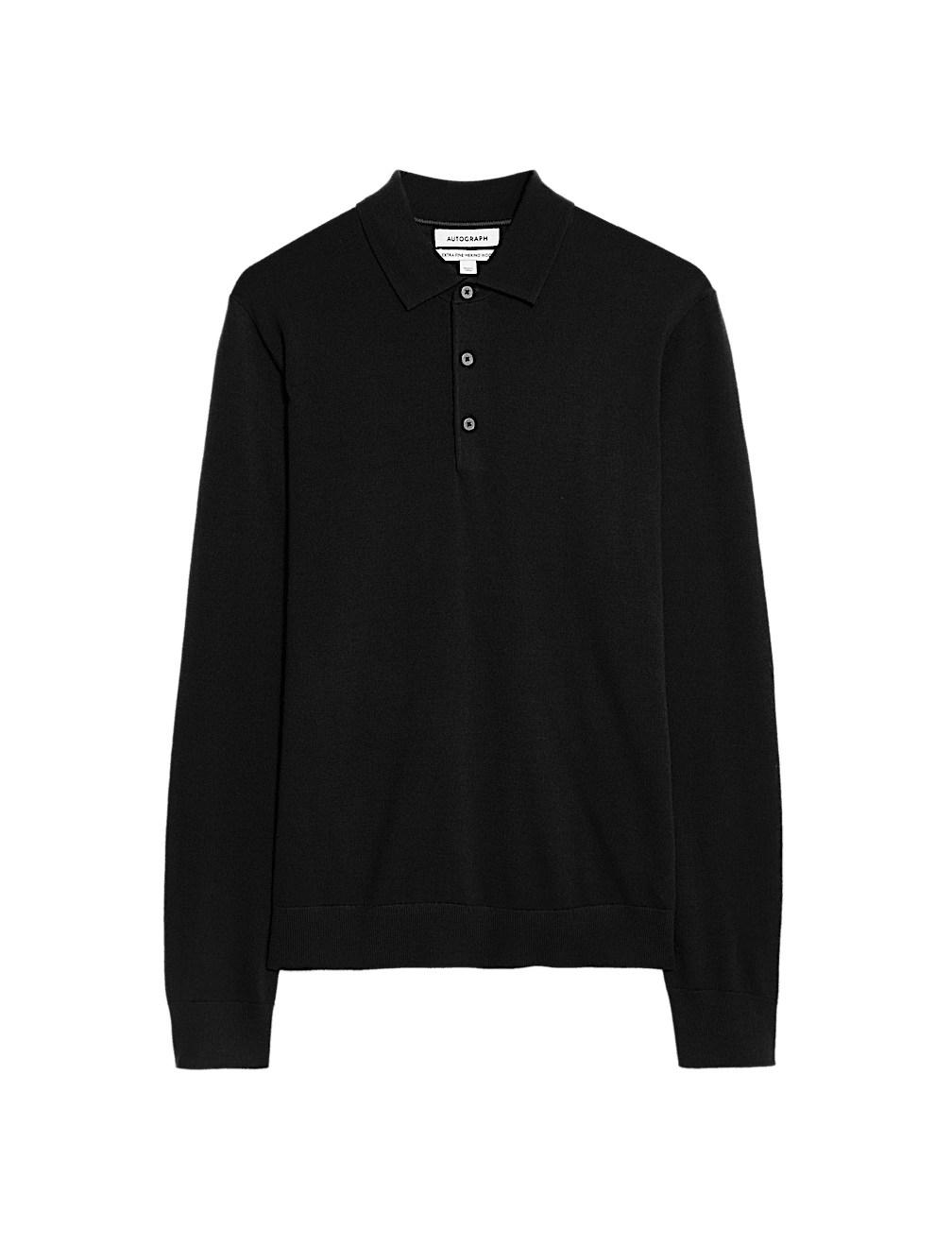 Pure Extra Fine Merino Wool Polo Shirt
