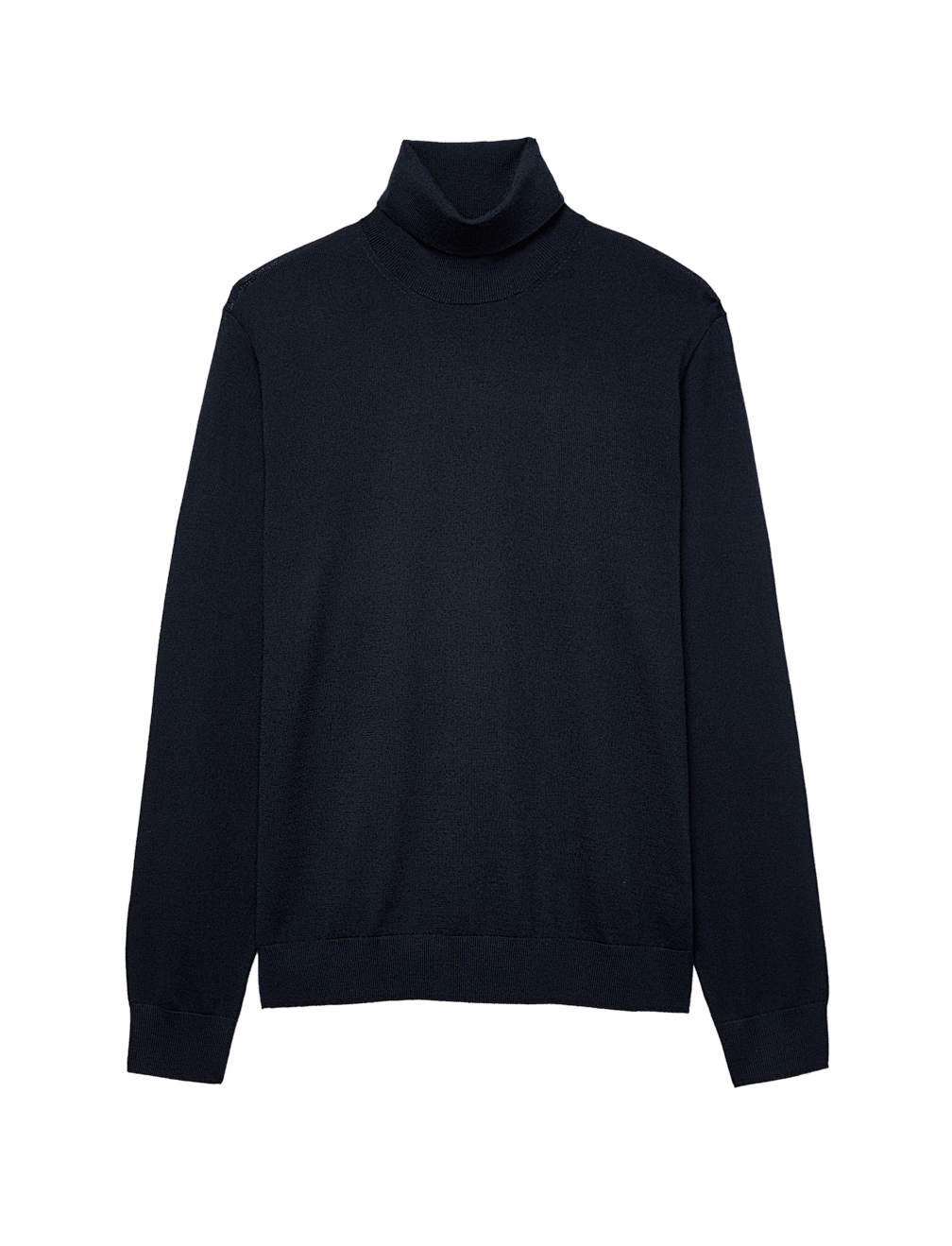 Pure Extra Fine Merino Wool Roll Neck Jumper