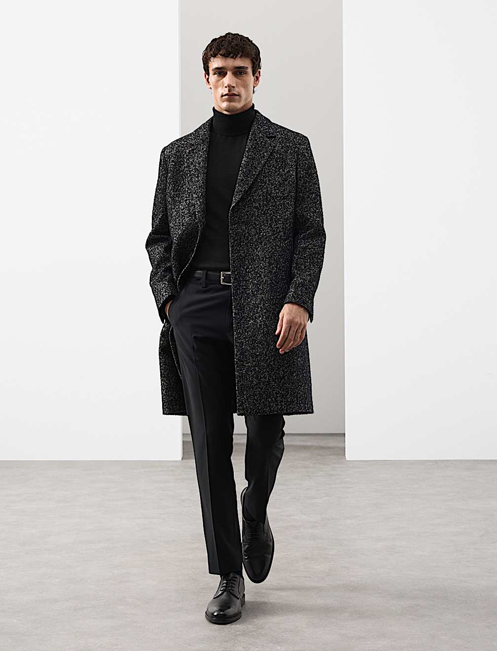 Pure Extra Fine Merino Wool Roll Neck Jumper