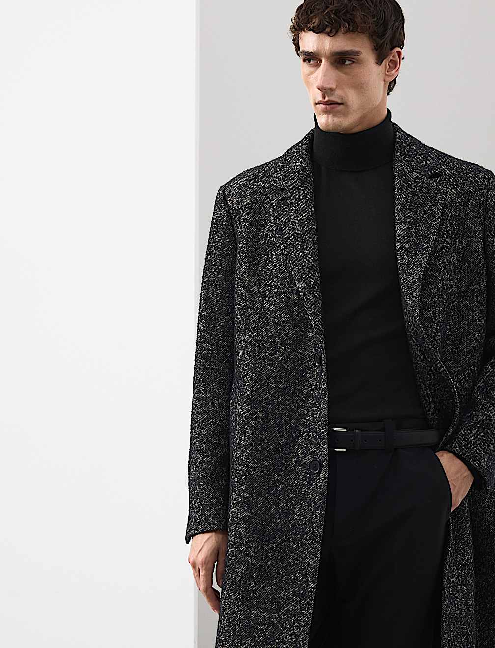 Pure Extra Fine Merino Wool Roll Neck Jumper