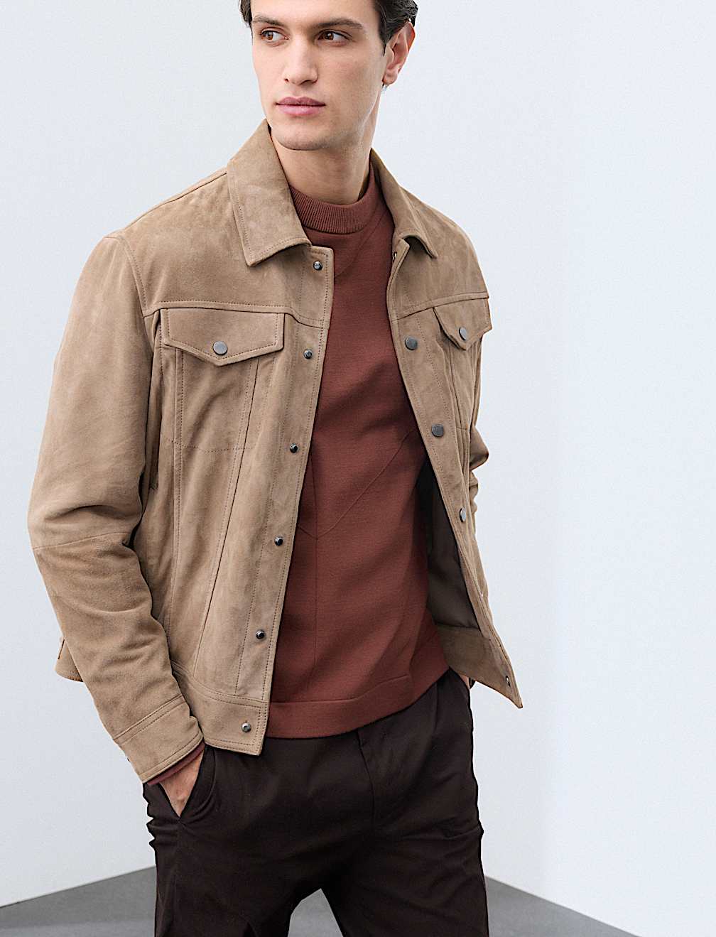 Oversized Crew Neck Knitted Jumper