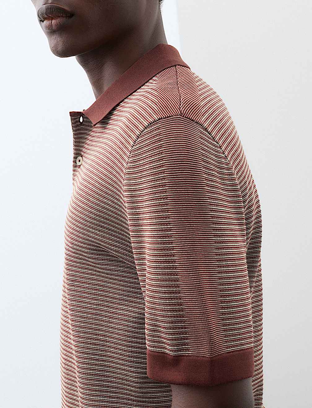Regular Fit Pure Cotton Knitted Polo Shirt