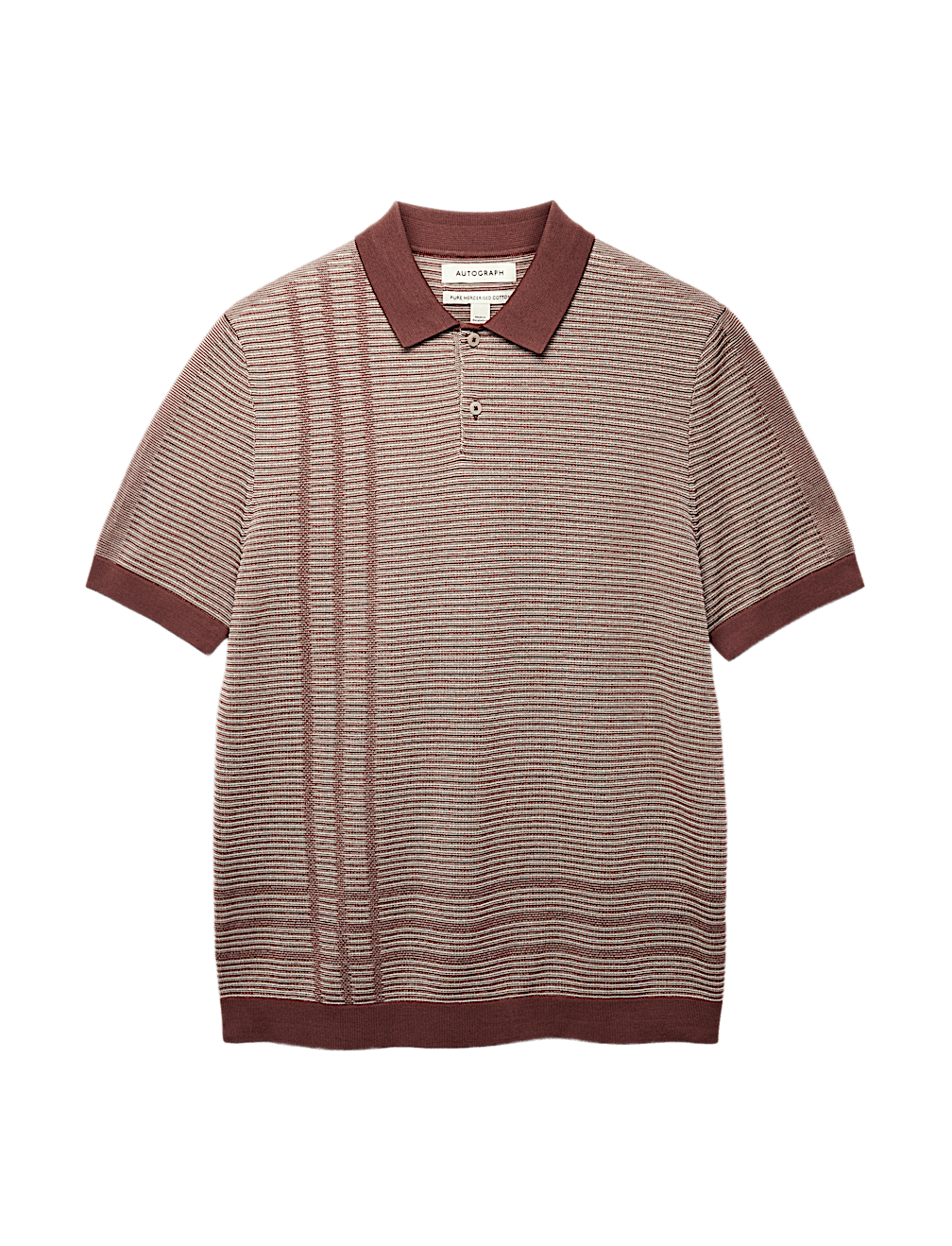Regular Fit Pure Cotton Knitted Polo Shirt