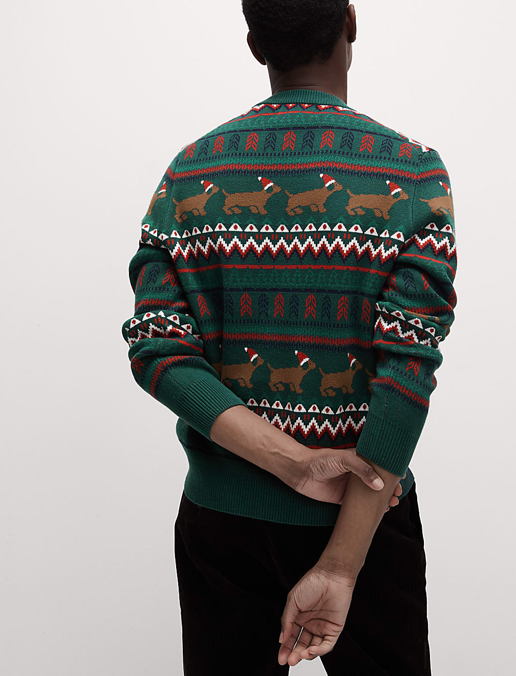 Pure Cotton Fair Isle Christmas Jumper