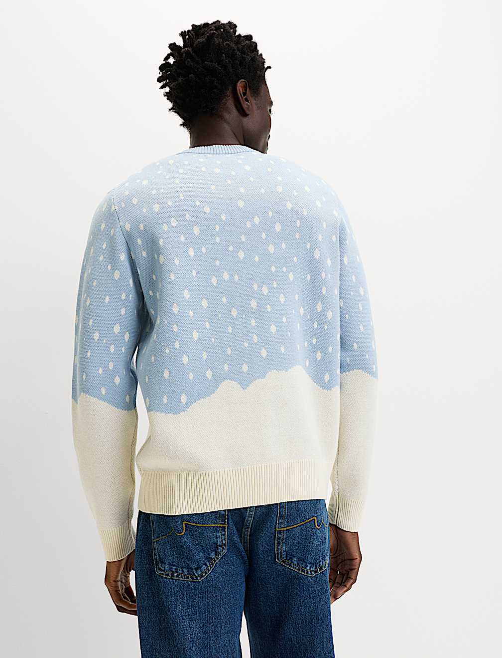 Pure Cotton Ski Snow Globe Christmas Jumper