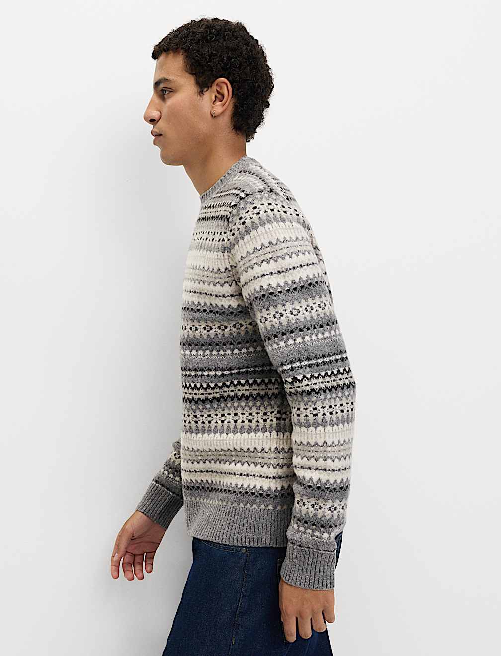 Fair Isle Crew Neck Jumper