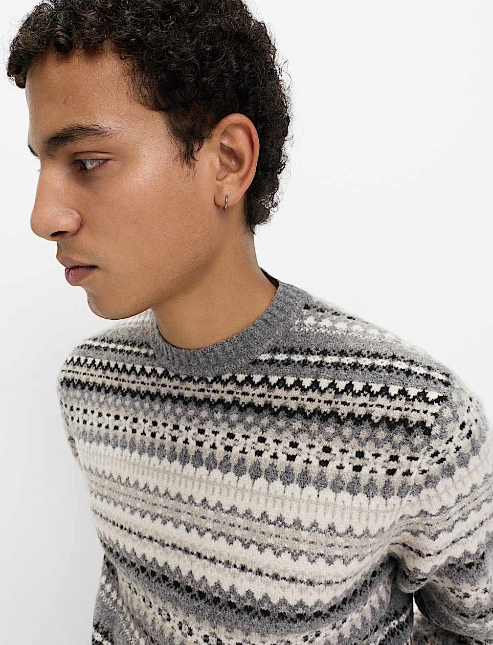 Fair Isle Crew Neck Jumper