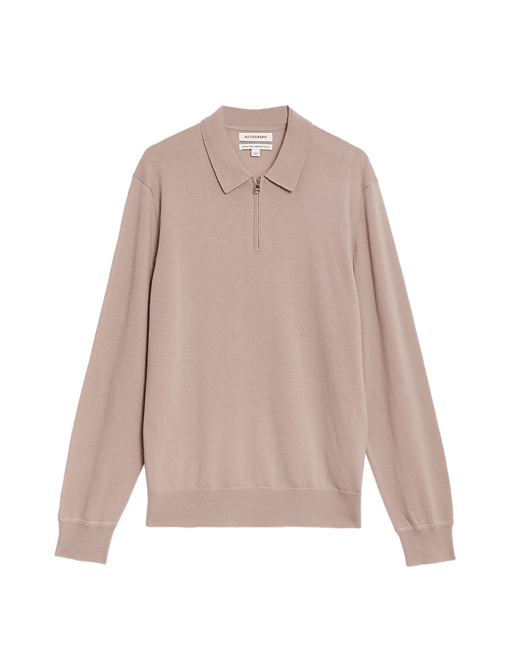 Pure Extra Fine Merino Wool Knitted Polo