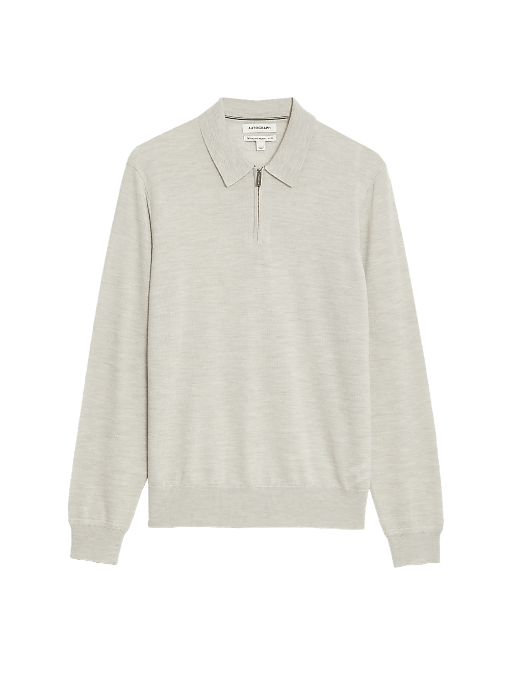 Pure Extra Fine Merino Wool Knitted Polo