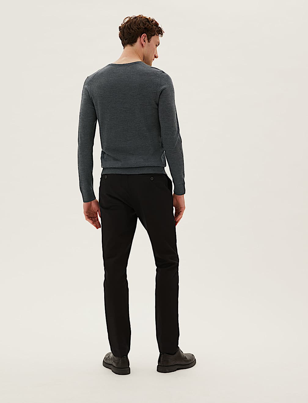 Pure Extra Fine Merino V-Neck Jumper