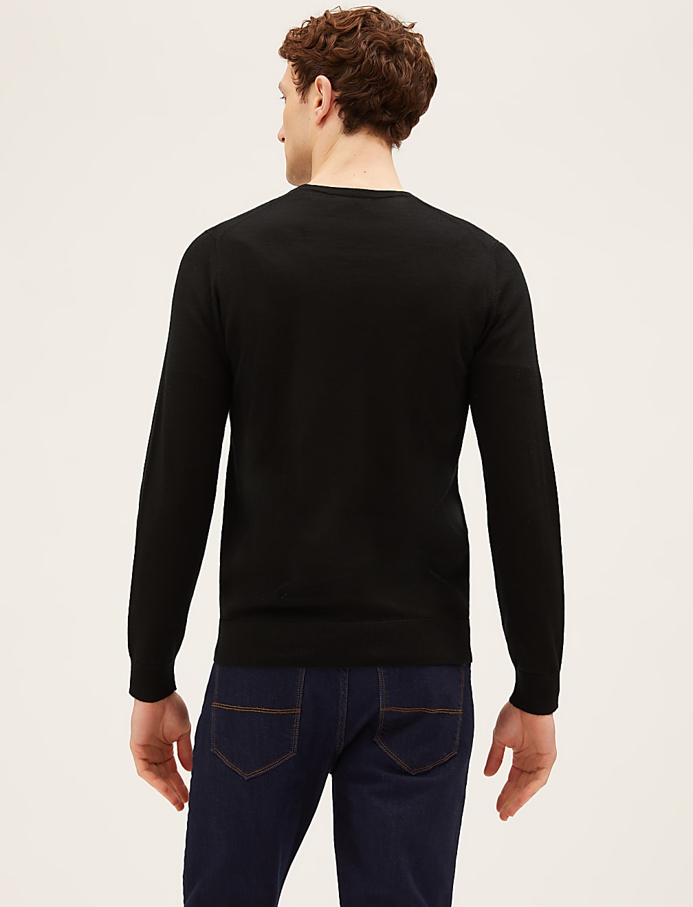 Pure Extra Fine Merino V-Neck Jumper