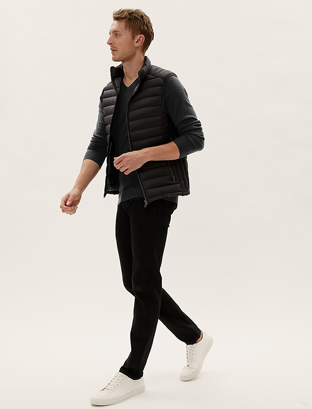 Pure Extra Fine Merino V-Neck Jumper