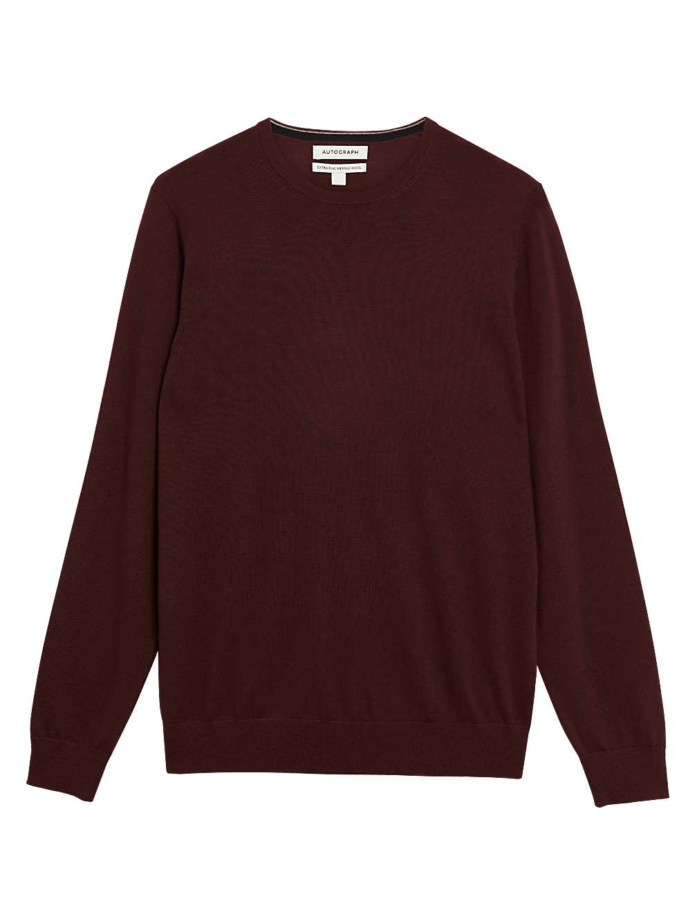 Pure Extra Fine Merino Wool Crew Neck Jumper