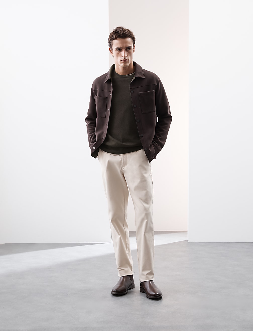 Pure Extra Fine Merino Wool Crew Neck Jumper