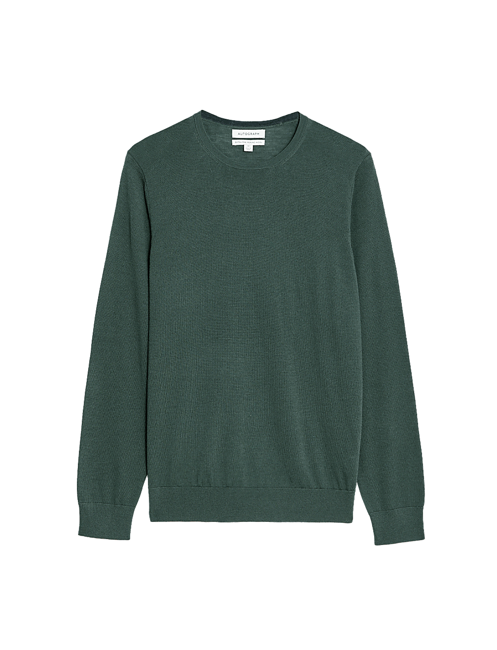 Pure Extra Fine Merino Wool Crew Neck Jumper