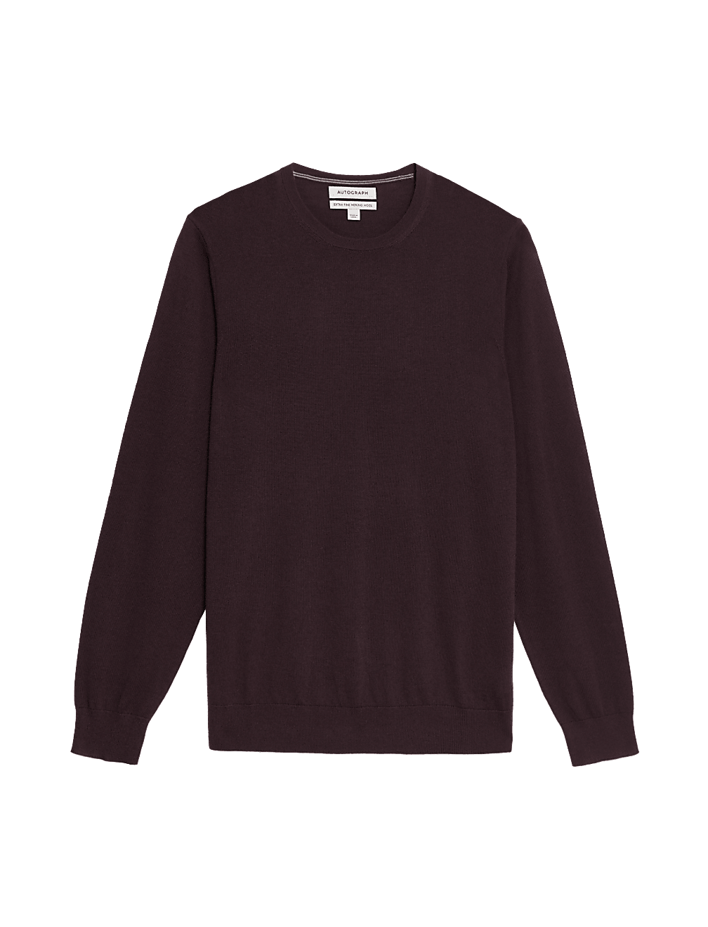Pure Extra Fine Merino Wool Crew Neck Jumper