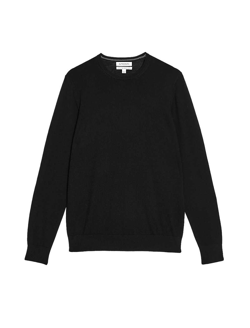 Pure Extra Fine Merino Wool Crew Neck Jumper