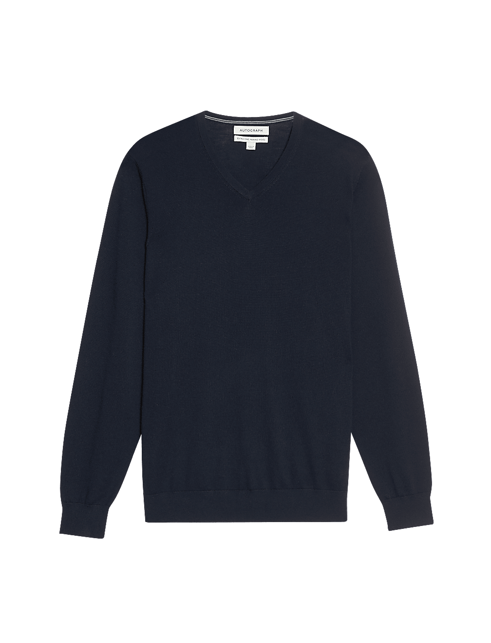 Pure Extra Fine Merino Wool V-Neck Jumper