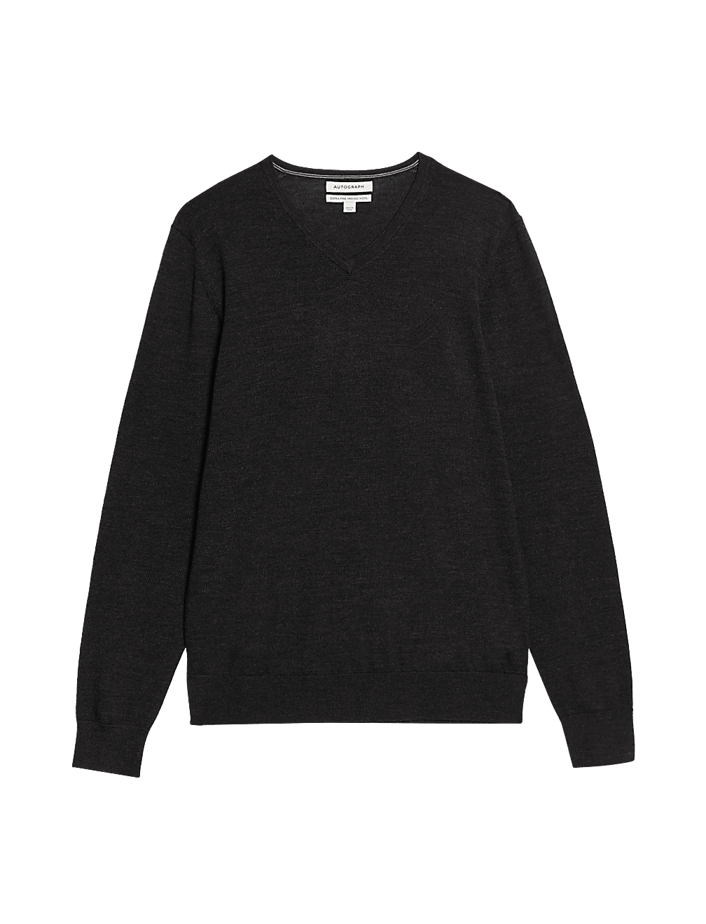 Pure Extra Fine Merino Wool V-Neck Jumper