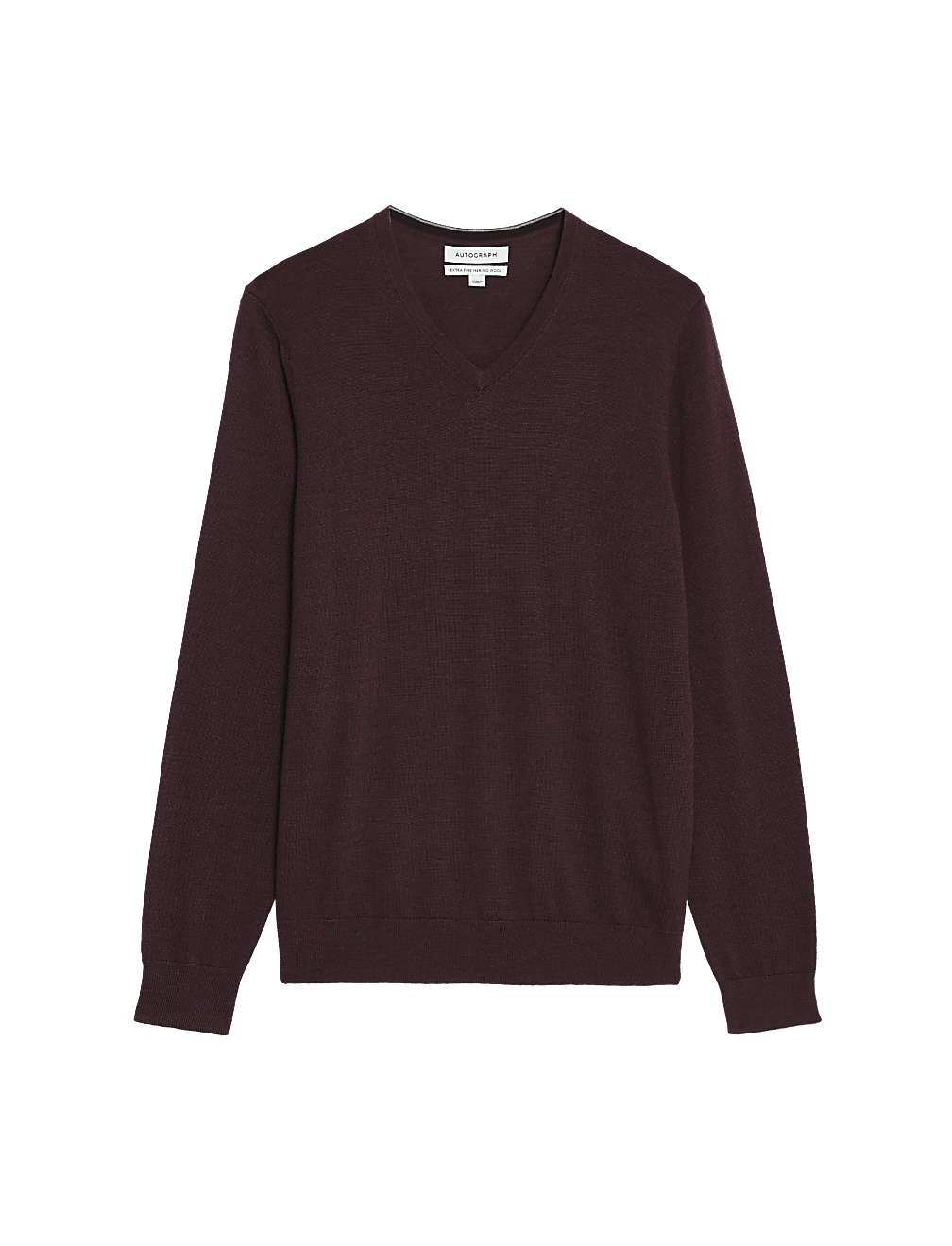 Pure Extra Fine Merino Wool V-Neck Jumper