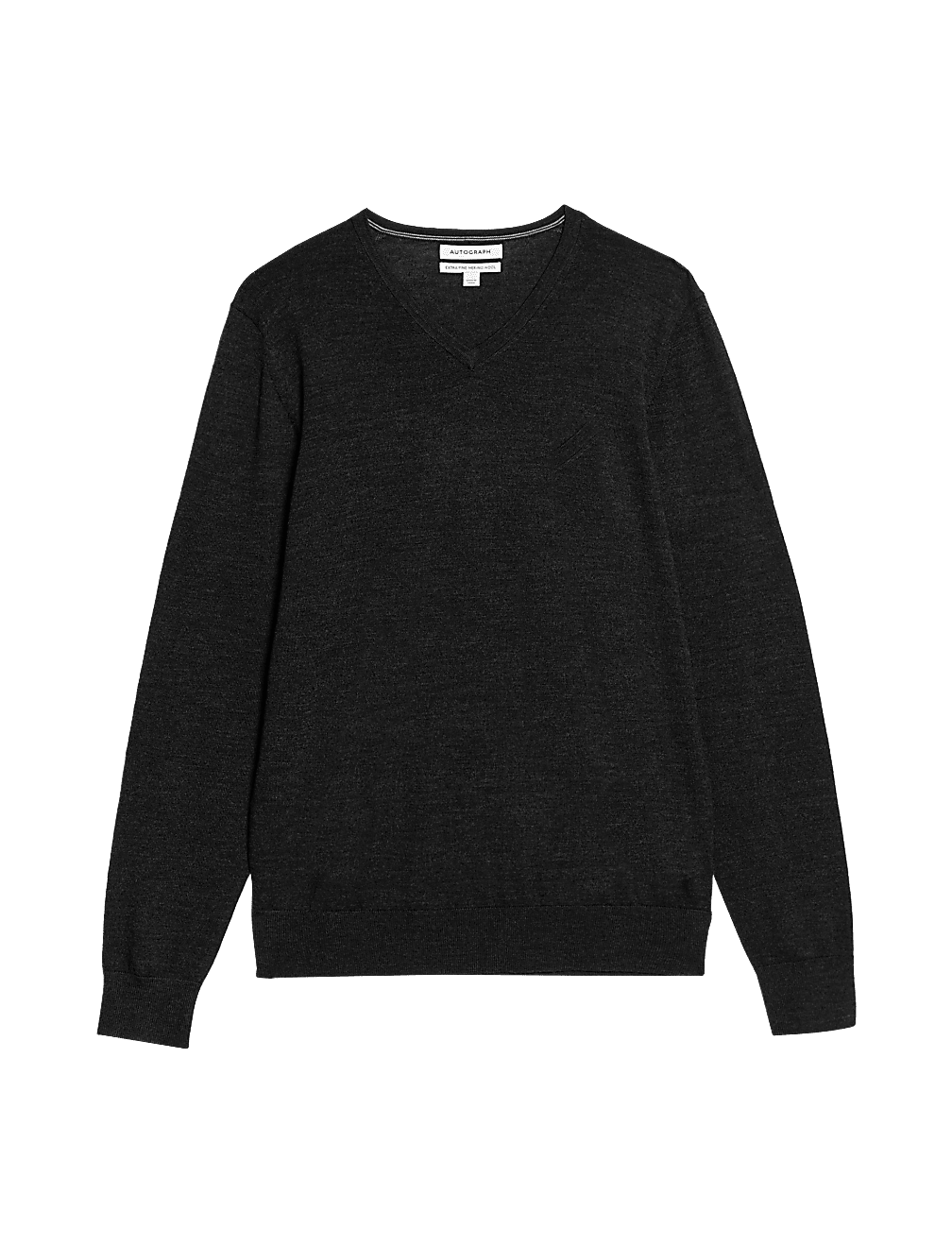 Pure Extra Fine Merino Wool V-Neck Jumper
