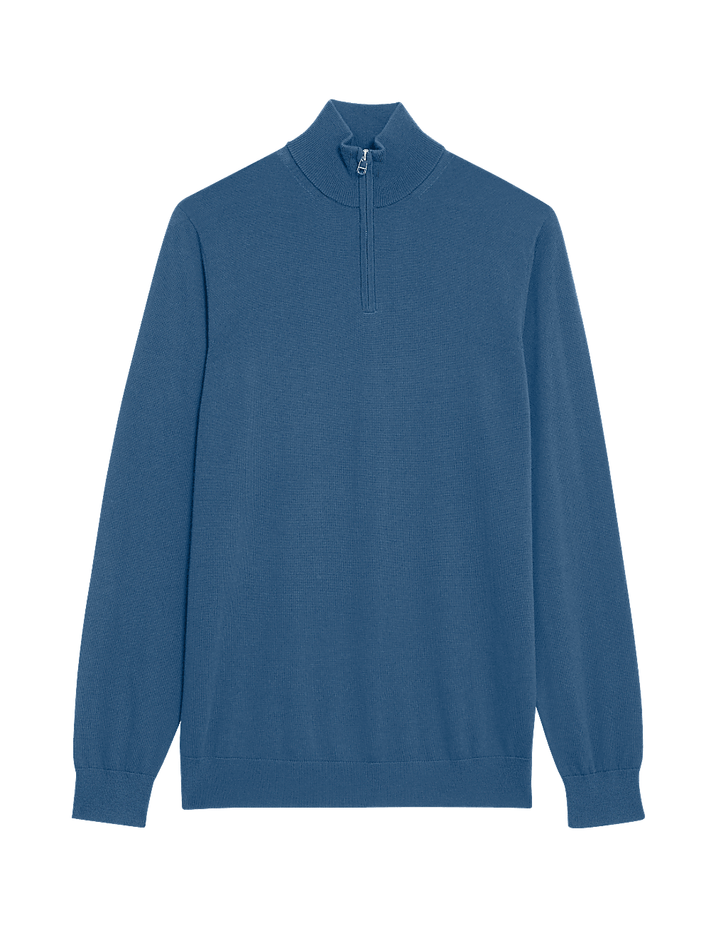 Pure Extra Fine Merino Wool Half Zip Jumper