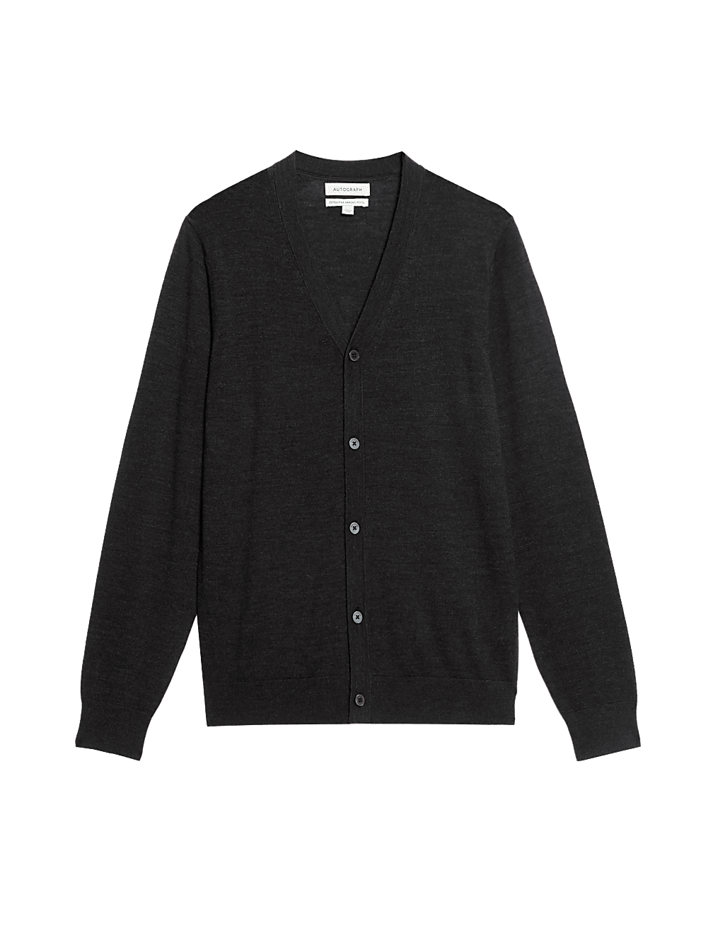 Pure Extra Fine Merino Wool V-Neck Cardigan
