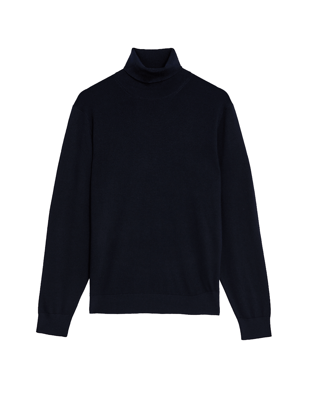 Pure Extra Fine Merino Wool Roll Neck Jumper