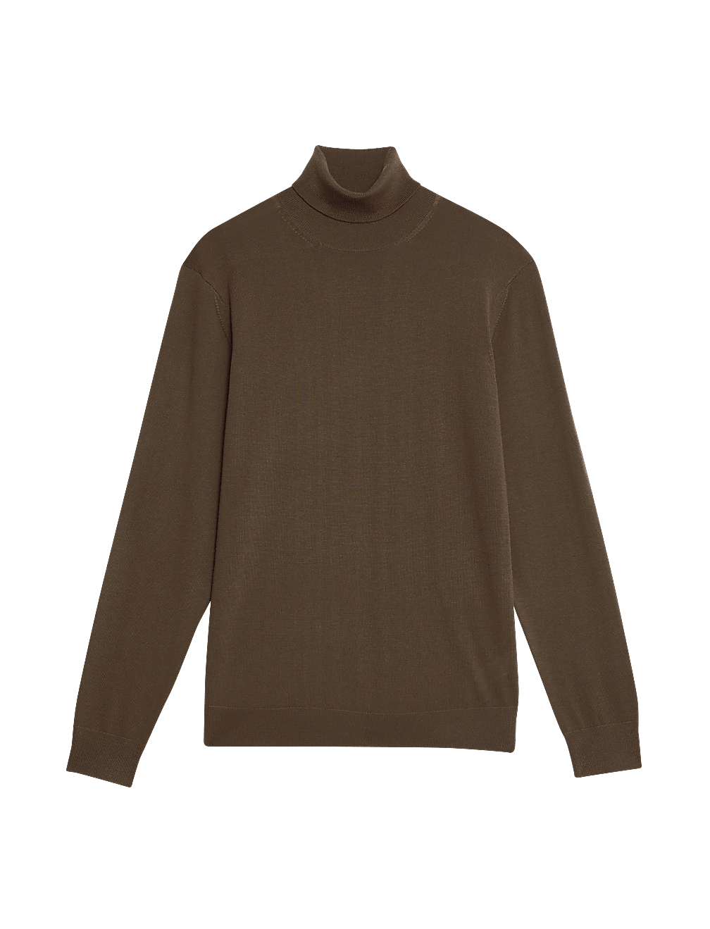 Pure Extra Fine Merino Wool Roll Neck Jumper