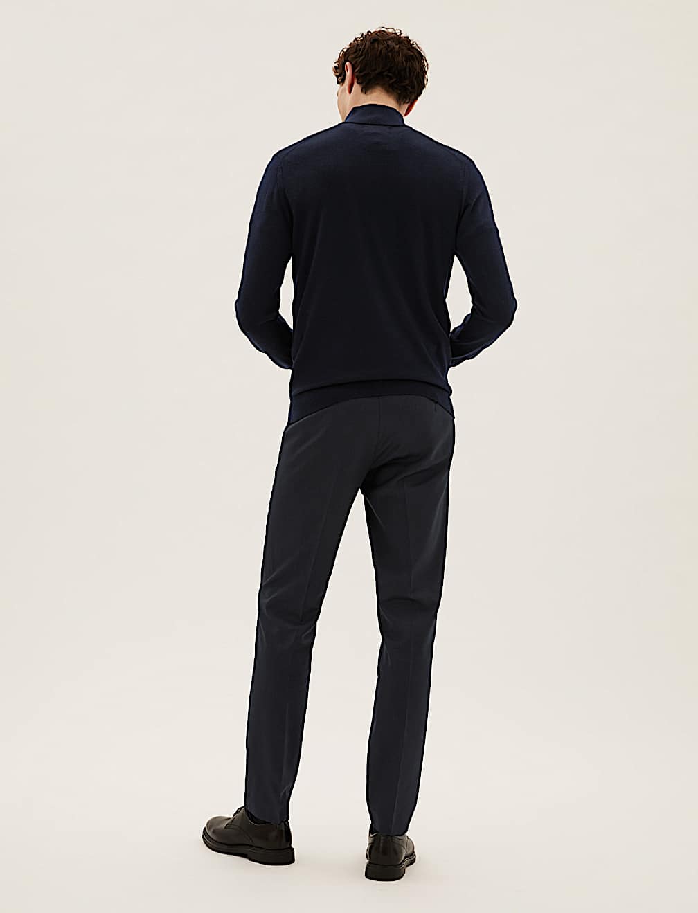 Pure Extra Fine Merino Half Zip Jumper