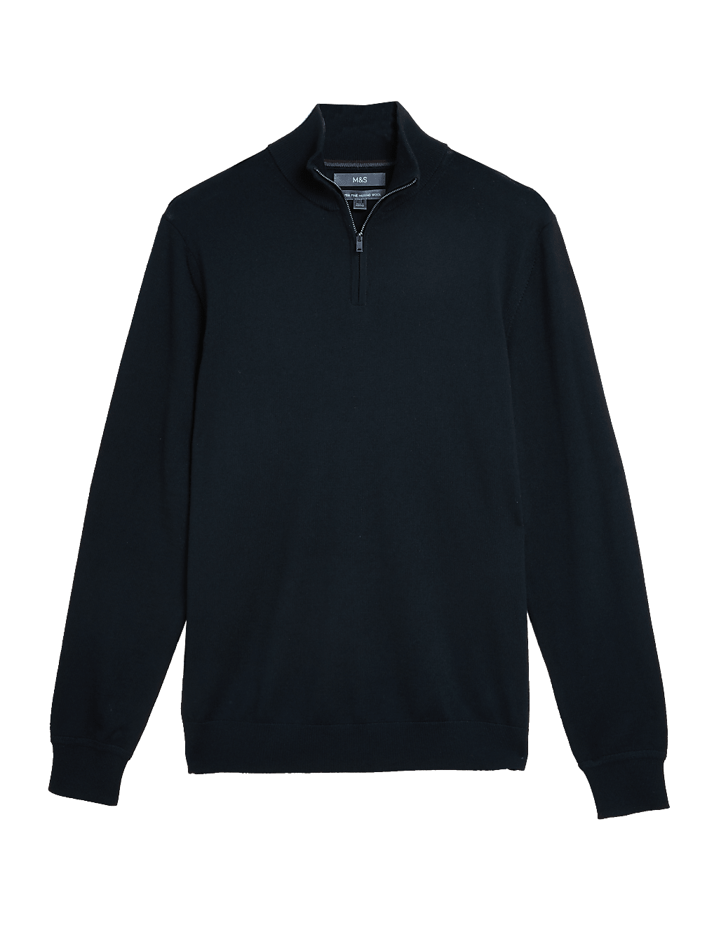 Pure Extra Fine Merino Half Zip Jumper