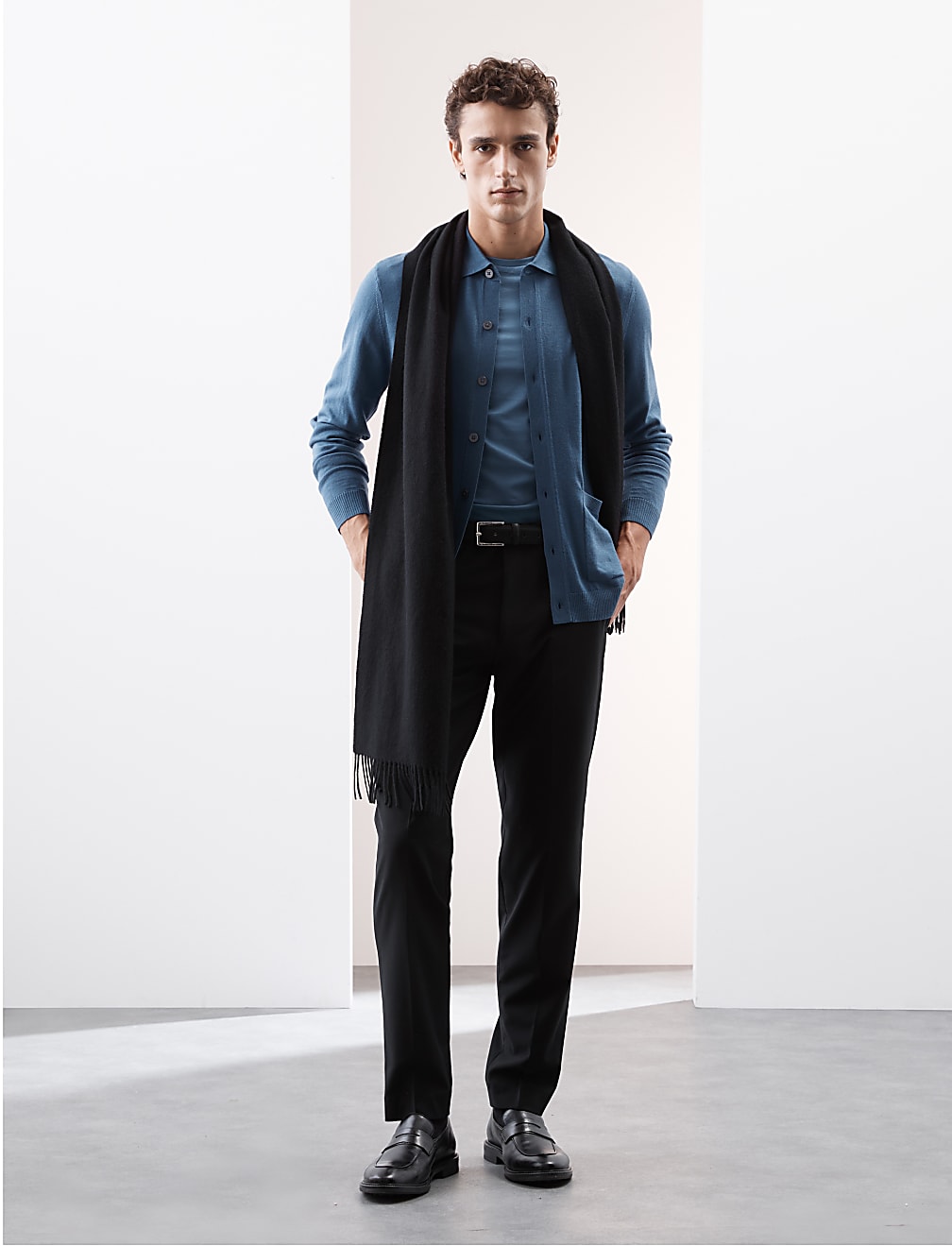 Pure Extra Fine Merino Wool Knitted Jacket