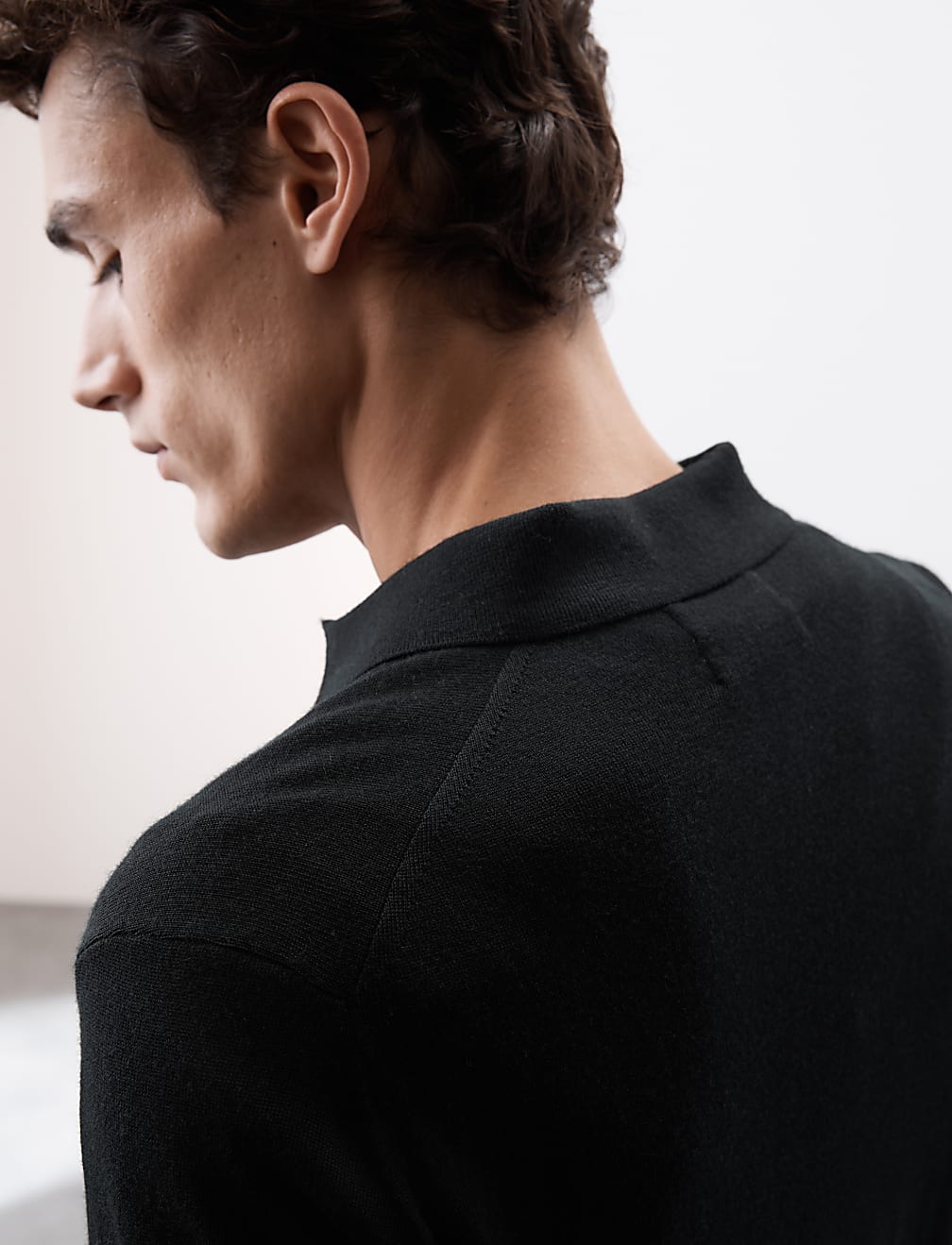 Pure Extra Fine Merino Wool Knitted Jacket