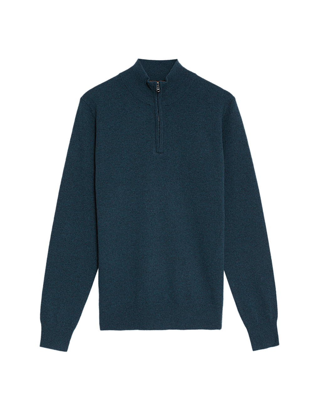 Pure Cashmere Half Zip Jumper