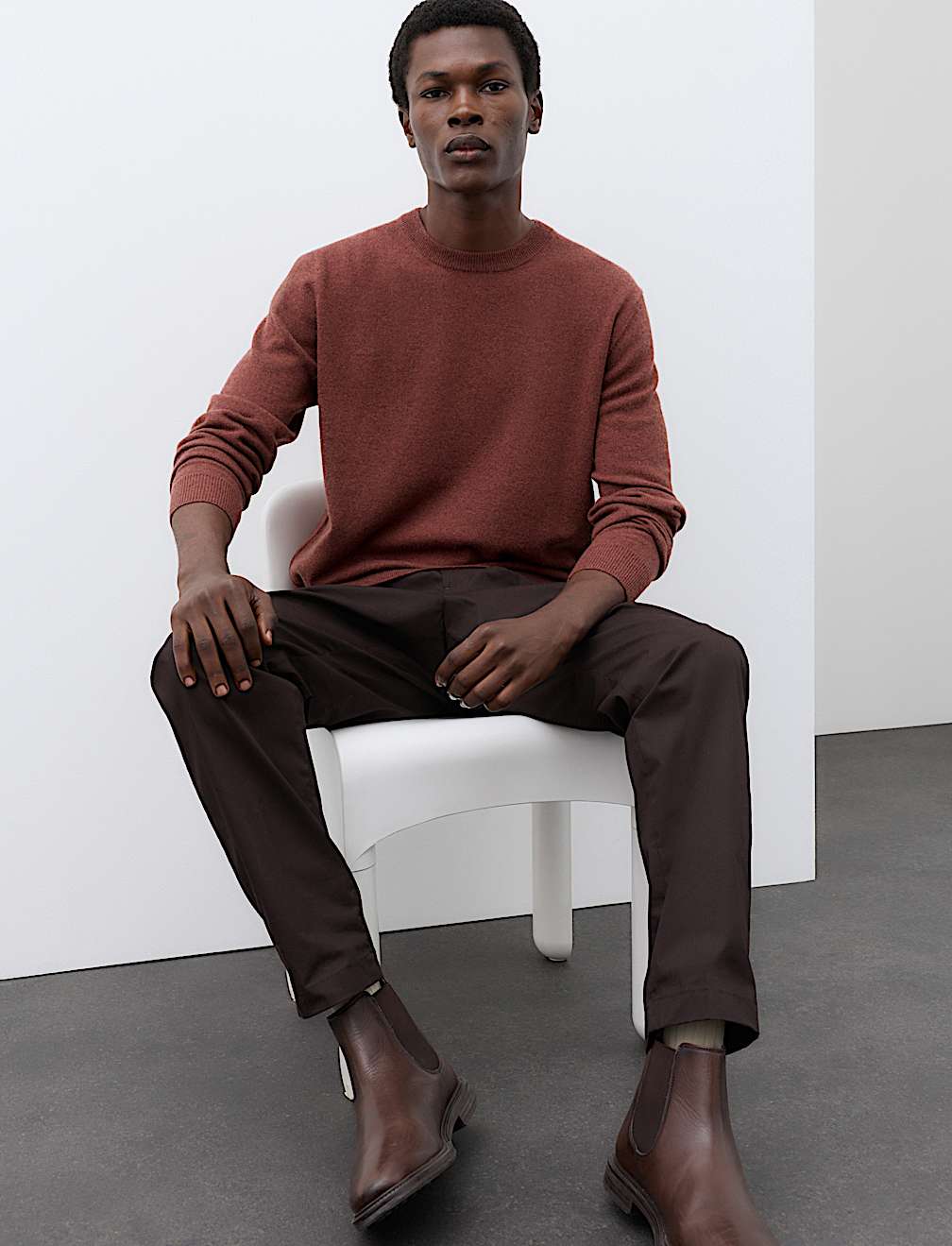 Pure Cashmere Crew Neck Jumper