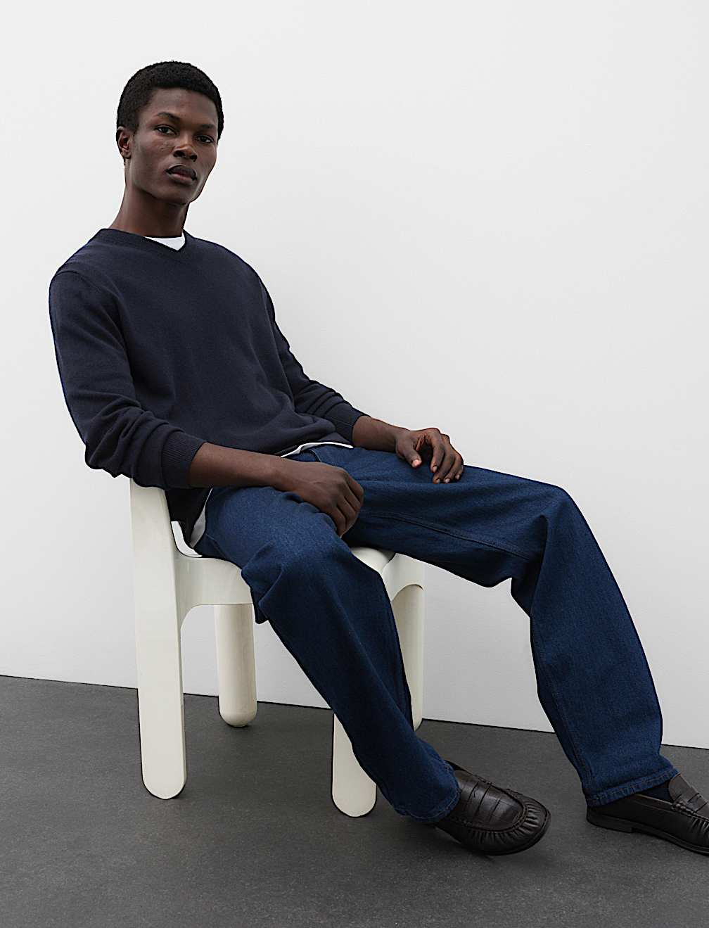 Pure Cashmere V-Neck Jumper