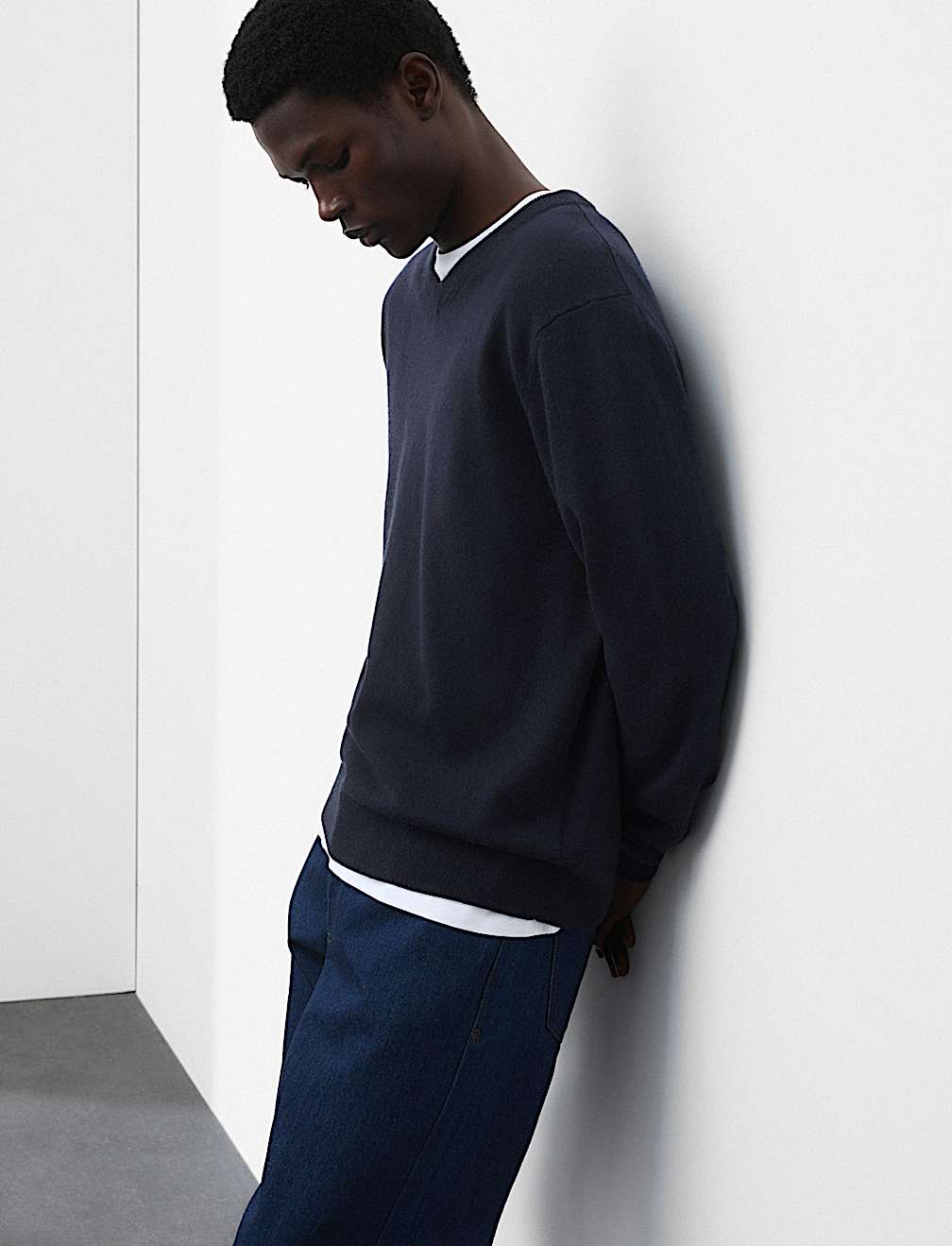 Pure Cashmere V-Neck Jumper
